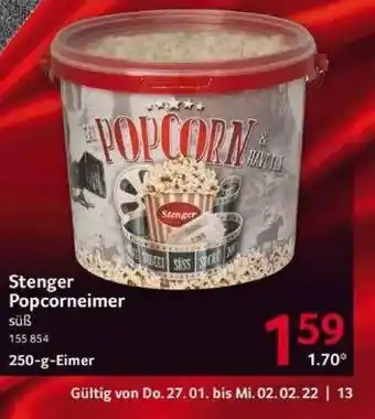 Selgros Stenger Popcorneimer Angebot