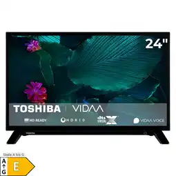 Netto Marken-Discount Toshiba 24WV2F63DAZ Fernseher 24 Zoll Smart TV VIDAA HD-ready HDR TV mit Triple-Tuner, LED TV (2026) Angebot