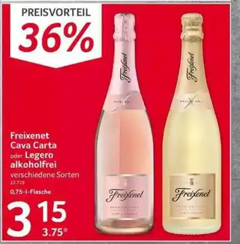 Selgros Freixenet Cava Carta Oder Legero Alkoholfrei Angebot