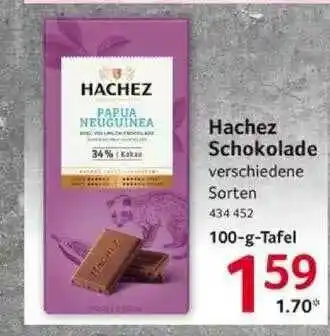 Selgros Hachez Schokolade Angebot