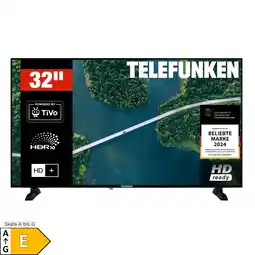 Netto Marken-Discount Telefunken XH32TP900S Fernseher 32 Zoll Smart TV powered by TiVo HD, HDR TV, HD+ 6 Monate (2026) Angebot
