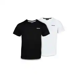 Netto Marken-Discount Mistral Herren T-Shirt 2er Pack Schwarz/Weiß Gr. XL Angebot
