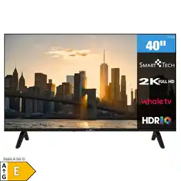 Netto Marken-Discount Smart Tech 40FH01K Fernseher 40 Zoll Whale Smart TV - HDR TV, Full HD Auflösung, Bluetooth (2026) Angebot