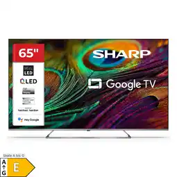 Netto Marken-Discount Sharp 65JP7765E QLED Fernseher 65 Zoll Google TV 4K UHD Smart TV Mini-LED HDR Dolby Vision (2026) Angebot