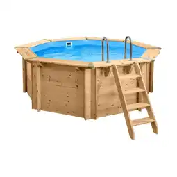 Netto Marken-Discount Pool Java 3,55 m / 1,16m Achteck Rund (Filteranlage 6,0m3, Basis Set) Angebot
