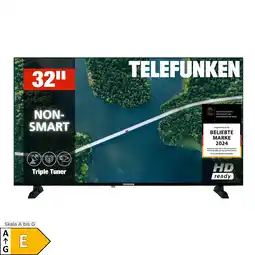 Netto Marken-Discount Telefunken XH32P900S Fernseher 32 Zoll LED TV mit HD-Auflösung und integriertem Triple-Tuner (2026) Angebot