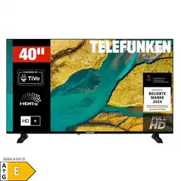 Netto Marken-Discount Telefunken XF40TP900S Fernseher 40 Zoll Smart TV powered by TiVo Full HD HDR TV HD+ 6 Monate (2026) Angebot