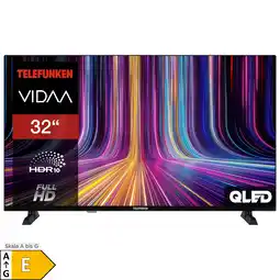 Netto Marken-Discount Telefunken QF32VP750S QLED Fernseher 32 Zoll Smart TV VIDAA Full HD HDR TV Triple-Tuner (2026) Angebot