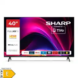 Netto Marken-Discount Sharp 40HE2745E Fernseher 40 Zoll Smart TV powered by TiVo - HDR Fernseher Full HD Auflösung (2026) Angebot