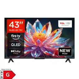 Netto Marken-Discount TCL 43T6C QLED Fernseher 43 Zoll Fire TV 4K UHD Smart TV HDR Dolby Vision Alexa Triple-Tuner (2026) Angebot