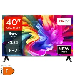 Netto Marken-Discount TCL 40SF560 QLED Fernseher 40 Zoll Fire TV Full HD Smart TV HDR Fernseher Alexa Triple-Tuner (2026) Angebot