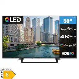 Netto Marken-Discount Smart Tech 50QG06K QLED Fernseher 50 Zoll Google TV - HDR Smart TV mit 4K UHD, Bluetooth (2026) Angebot