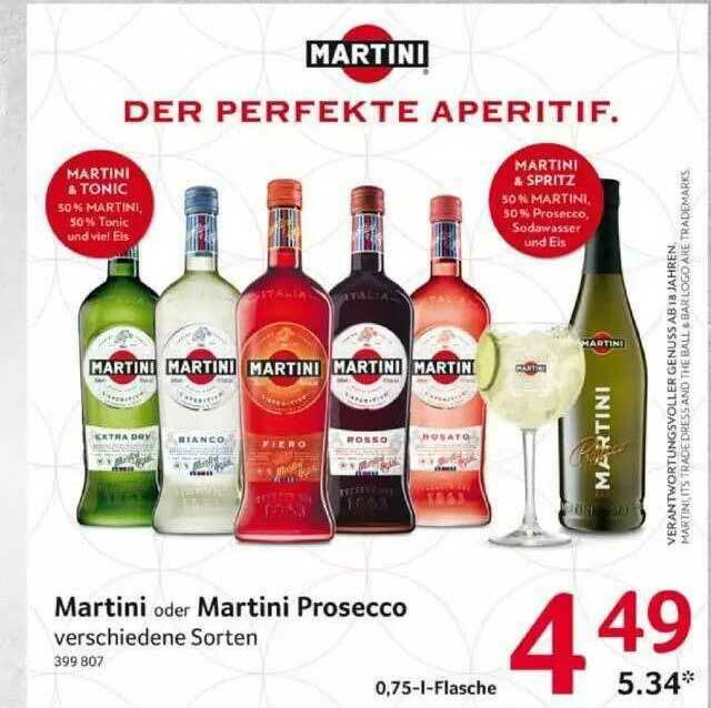 Martini Oder Martini Prosecco Angebot bei Selgros