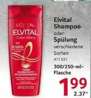 Selgros Elvital Shampoo Oder Spülung Angebot