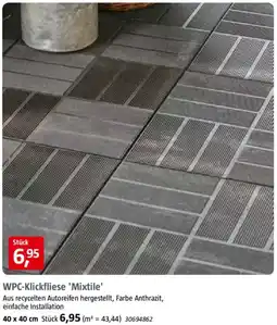 Bauhaus WPC-Klickfliese 'Mixtile' Angebot