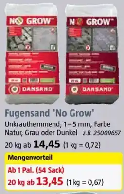 Bauhaus Fugensand 'No Grow' Angebot