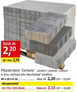 Bauhaus Pflasterstein 'Cortona' Angebot