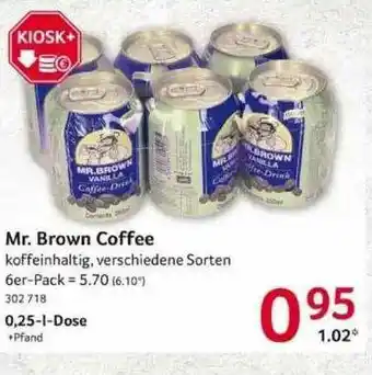 Selgros Mr Brown Coffee Angebot