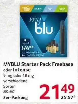 Selgros Myblu Starter Pack Freebase Oder Intense Angebot