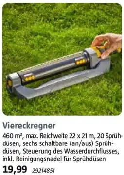 Bauhaus Viereckregner Angebot