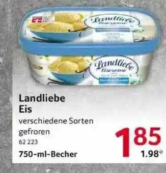 Selgros Landliebe Eis Angebot