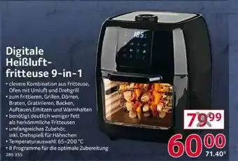 Selgros Digitale Heißluftfritteuse 9in1 Angebot