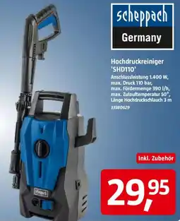 Bauhaus scheppach Hochdruckreiniger 'SHD110' Angebot