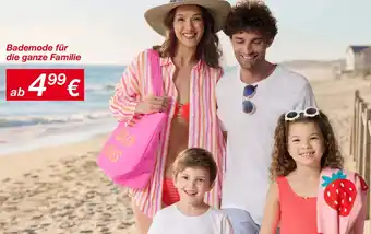Bademode für die ganze Familie