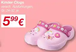 KiK Kinder Clogs Angebot