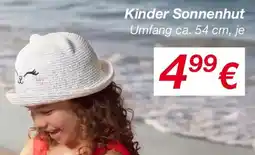 KiK Kinder Sonnenhut Angebot