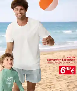 KiK Herren Seersucker-Badeshorts Angebot