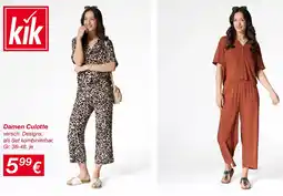 KiK Damen Culotte Angebot
