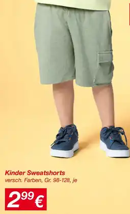 KiK Kinder Sweatshorts Angebot
