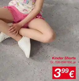 KiK Kinder Shorts Angebot