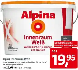 Bauhaus Alpina Innenraum Weiß Angebot