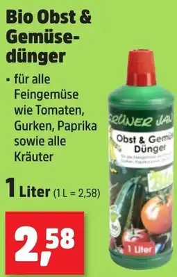Thomas Philipps Bio Obst & Gemüsedünger Angebot