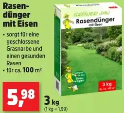 Thomas Philipps GRÜNER JAN Rasendünger mit Eisen Angebot