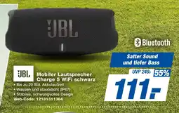 expert Techno Land JBL Mobiler Lautsprecher Charge 5 WiFi schwarz Angebot