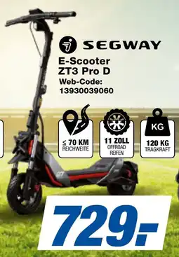 expert Techno Land SEGWAY E-Scooter ZT3 Pro D Angebot
