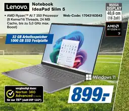 expert Techno Land Lenovo Notebook IdeaPad Slim 5 Angebot