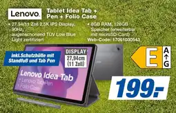 expert Techno Land Lenovo Tablet Idea Tab + Pen + Folio Case Angebot