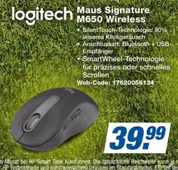 expert Techno Land logitech Maus Signature M650 Wireless Angebot