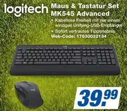 expert Techno Land logitech Maus & Tastatur Set MK545 Advanced Angebot