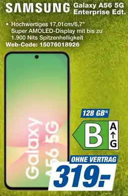 expert Techno Land SAMSUNG Galaxy A56 5G Enterprise Edt. Angebot