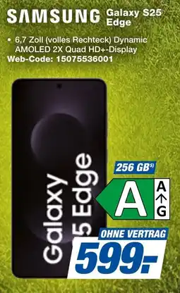 expert Techno Land SAMSUNG Galaxy S25 Edge Angebot