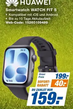 expert Techno Land HUAWEI Smartwatch WATCH FIT 5 Angebot