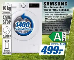 expert Techno Land SAMSUNG Waschmaschine WW10FG5U34TEEG Angebot