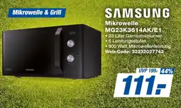 expert Techno Land SAMSUNG Mikrowelle MG23K3614AK/E1 Angebot