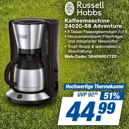 expert Techno Land Russell Hobbs Kaffeemaschine 24020-56 Adventure Angebot