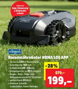 Thomas Philipps scheppach Rasenmähroboter RRMA 500 APP Angebot